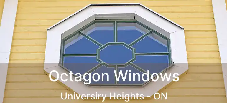  Octagon Windows Universiry Heights - ON