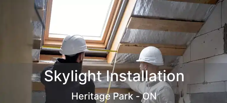  Skylight Installation Heritage Park - ON