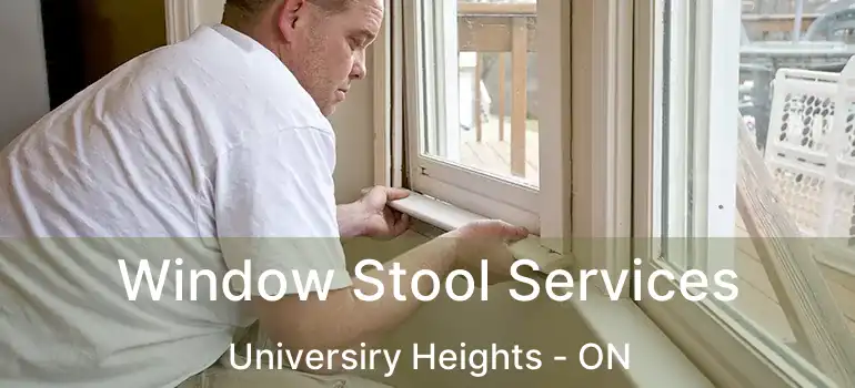  Window Stool Services Universiry Heights - ON